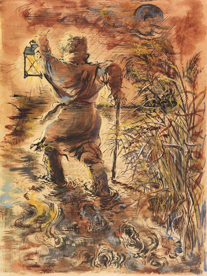 The Wanderer by George Grosz