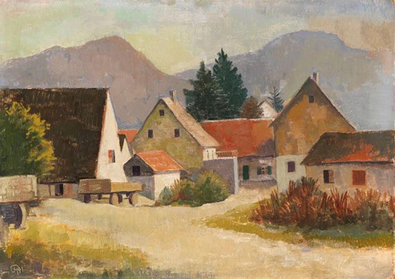 Badische Landschaft by Karl Hofer