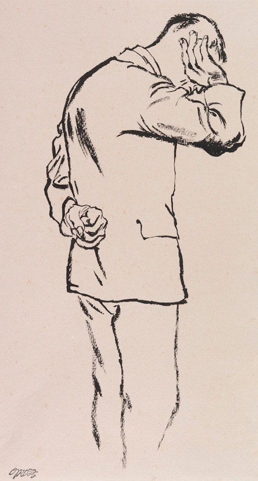 Arbeitsloser by George Grosz