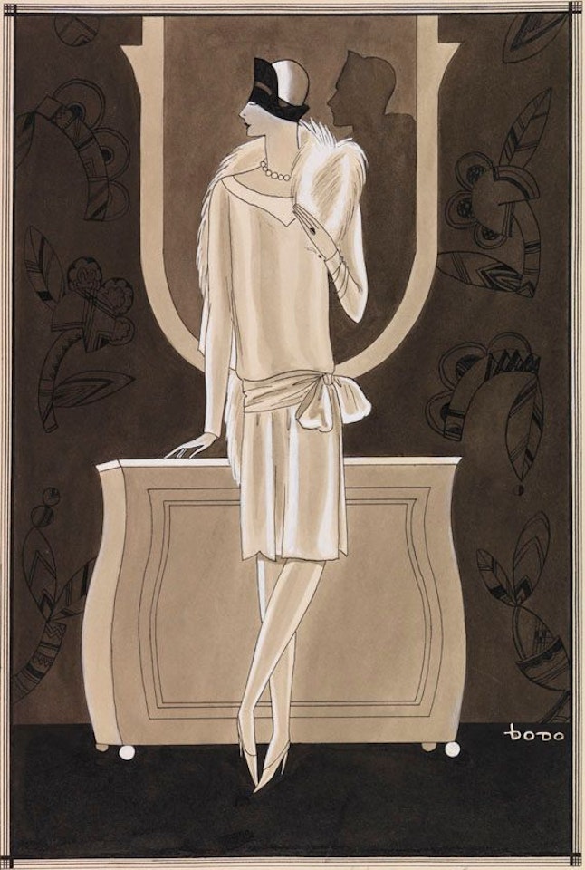 Elegante Frau by Dodo (Dörte Clara Wolff)