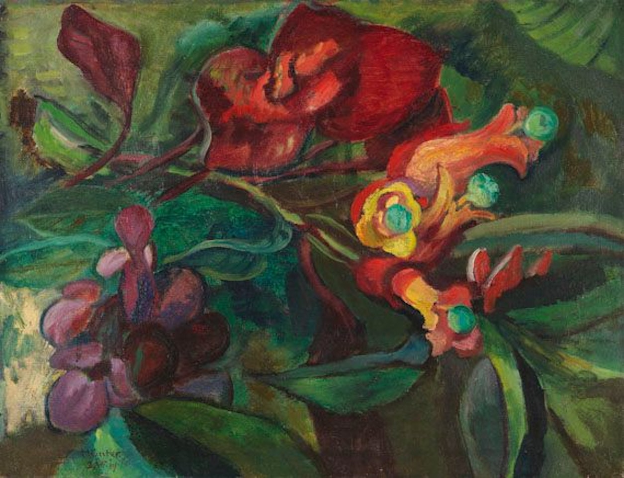 Aus der Blumenwelt by Gabriele Münter