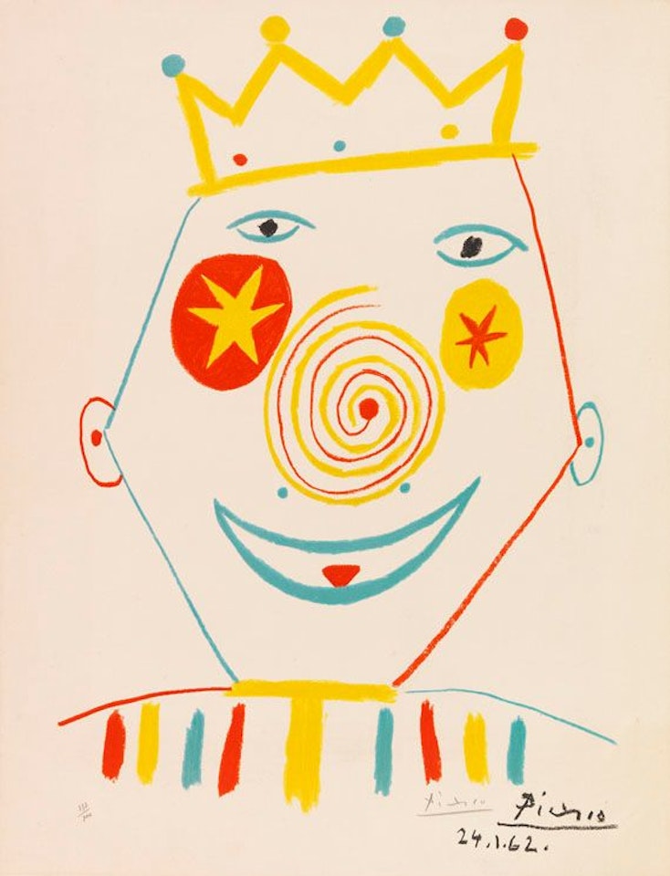 Le Clown by Pablo Picasso