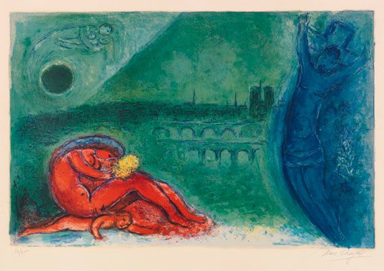 Quai de la Tournelle by Marc Chagall
