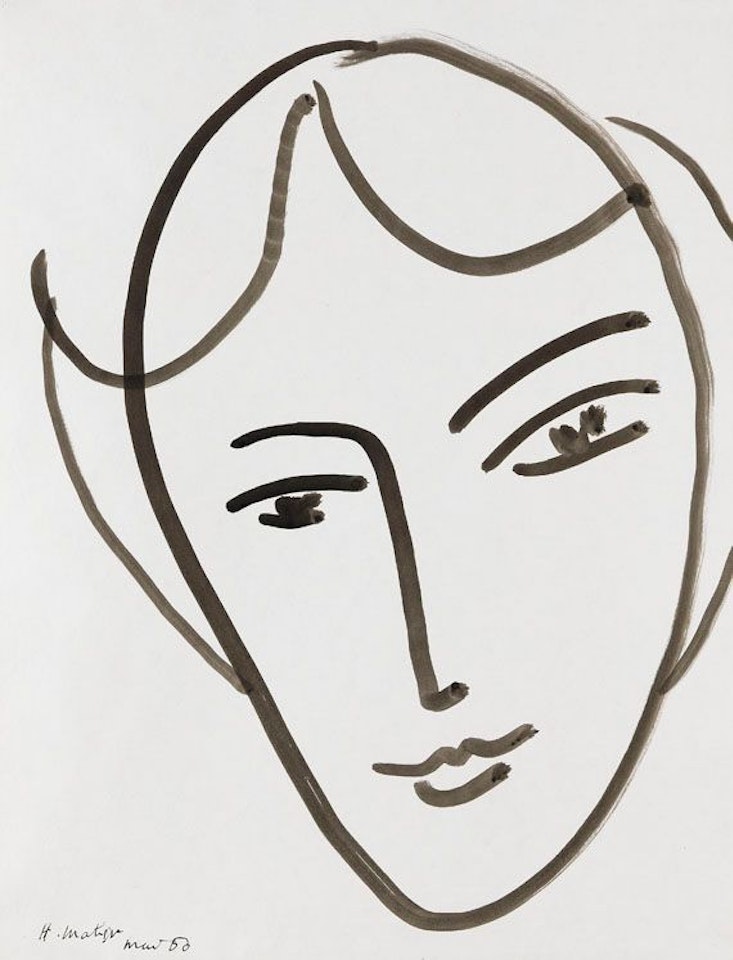 Tête de jeune Fille by Henri Matisse