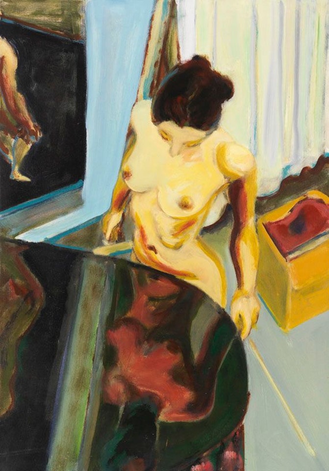 Weiblicher Akt in Interieur by Norbert Tadeusz