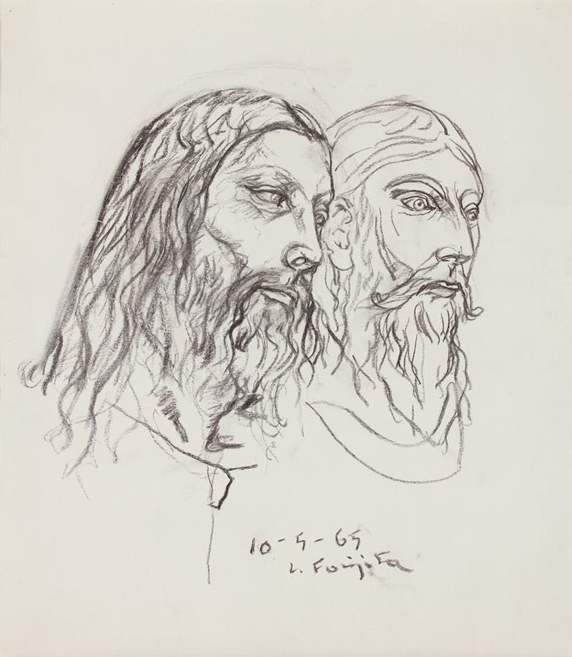 Etudes de Christ by Leonard Tsuguharu Foujita