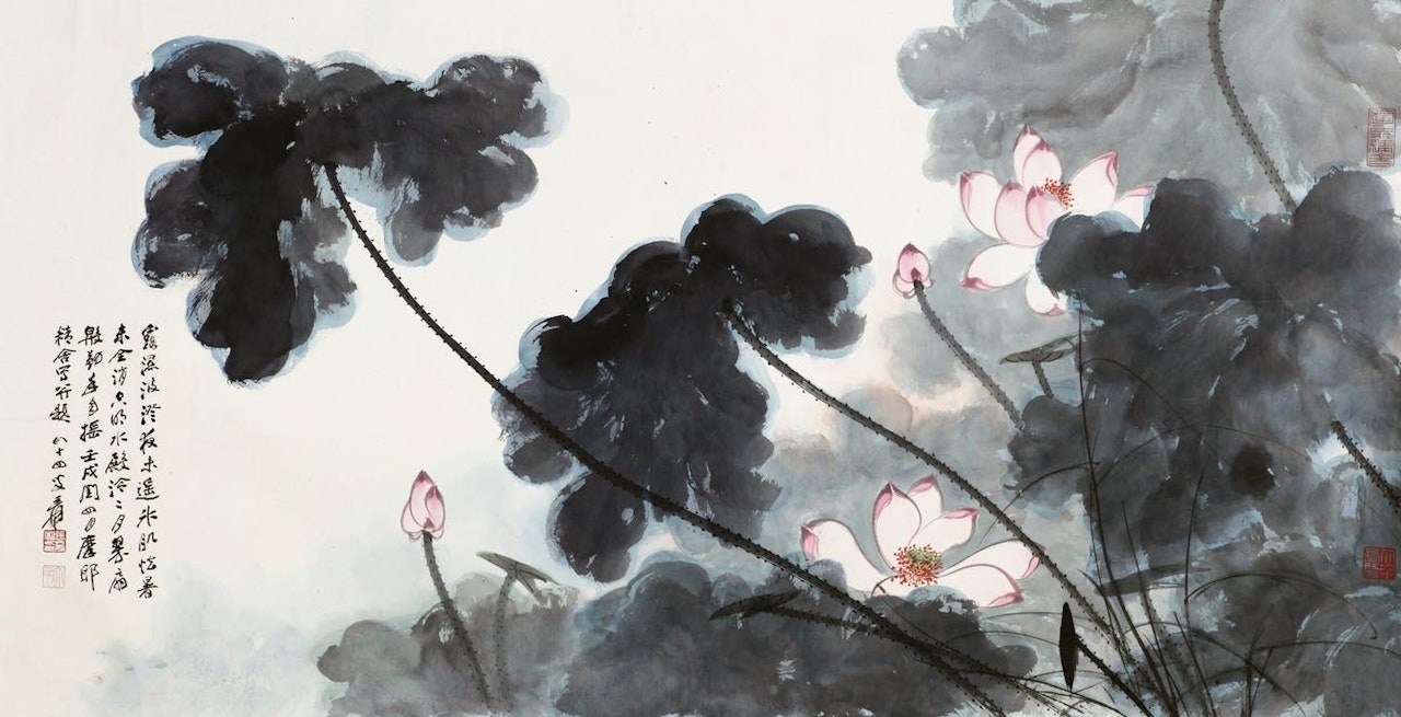 LOTUS by Zhang Daqian