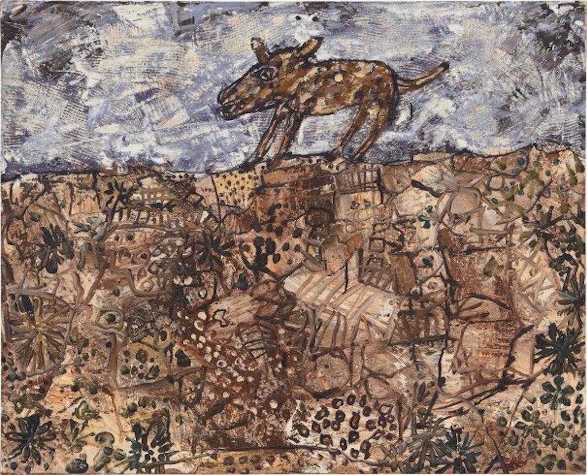 Le Chien Rôdeur by Jean Dubuffet
