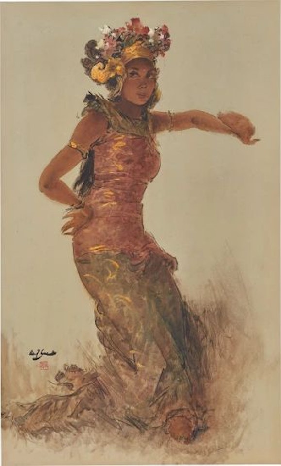 Balinese Dancer by Lee Man Fong
