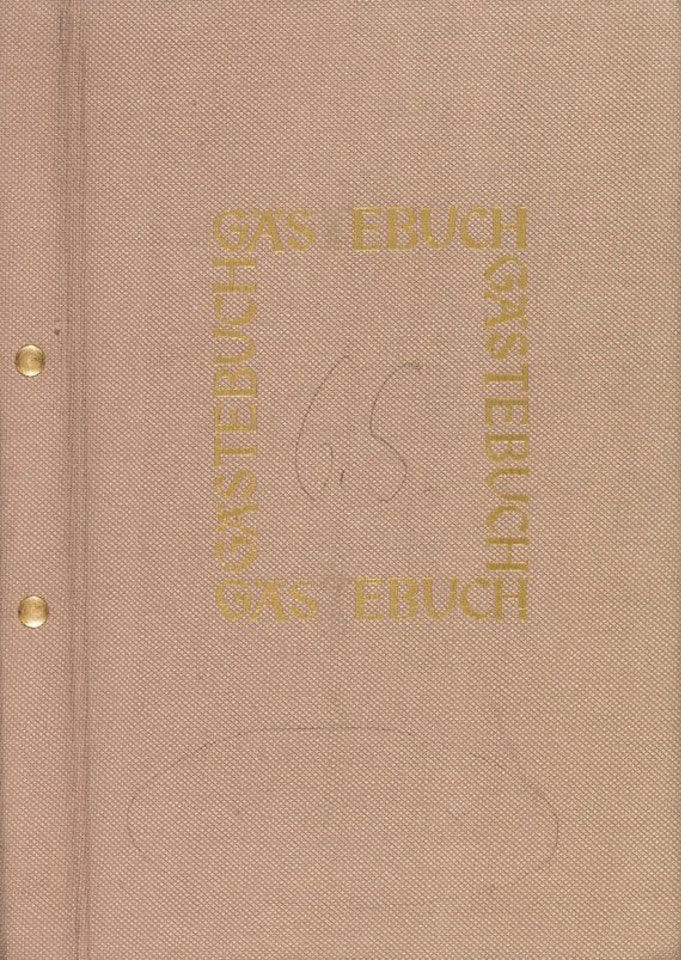 Gästebuch (eigenhändiges Skizzenbuch) by A.R. Penck