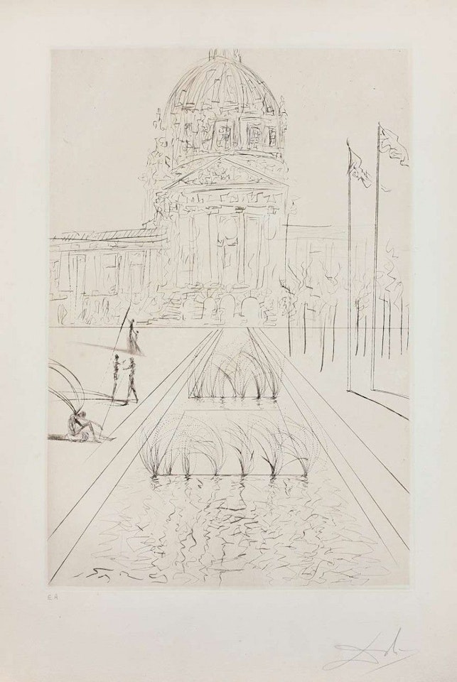 San Francisco - City hall (Civic Center) by Salvador Dali