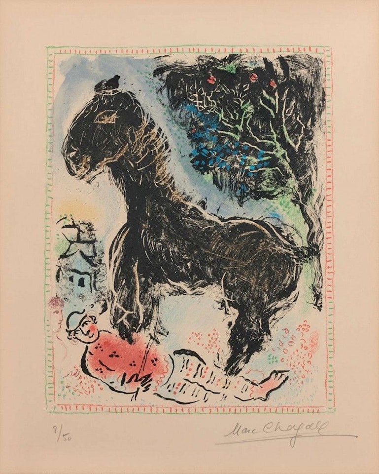 The little horse by Marc Chagall