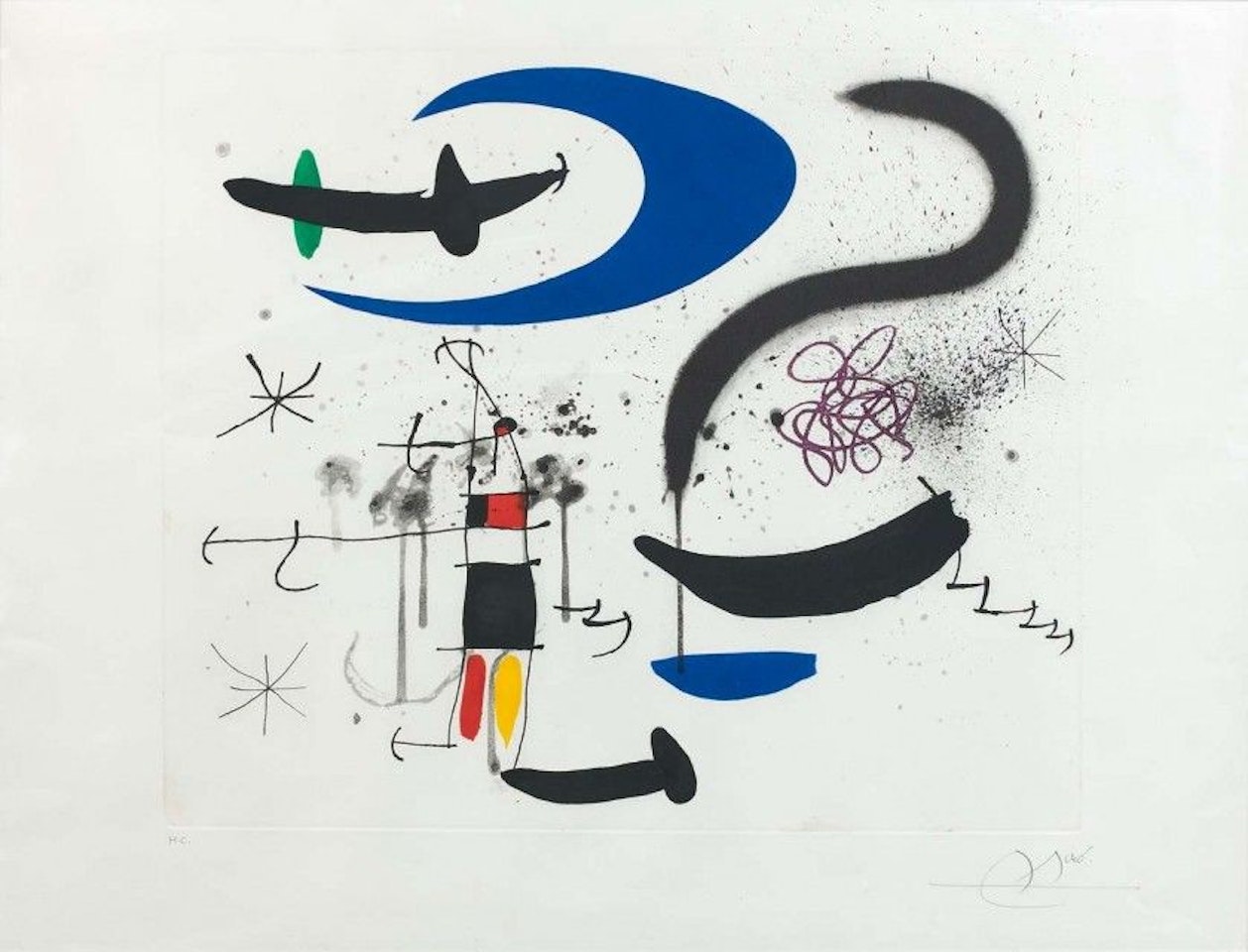 The captive by Joan Miró