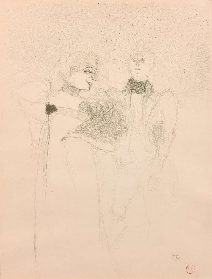 Mademoiselle Lender, in Madame Satan by Henri de Toulouse-Lautrec