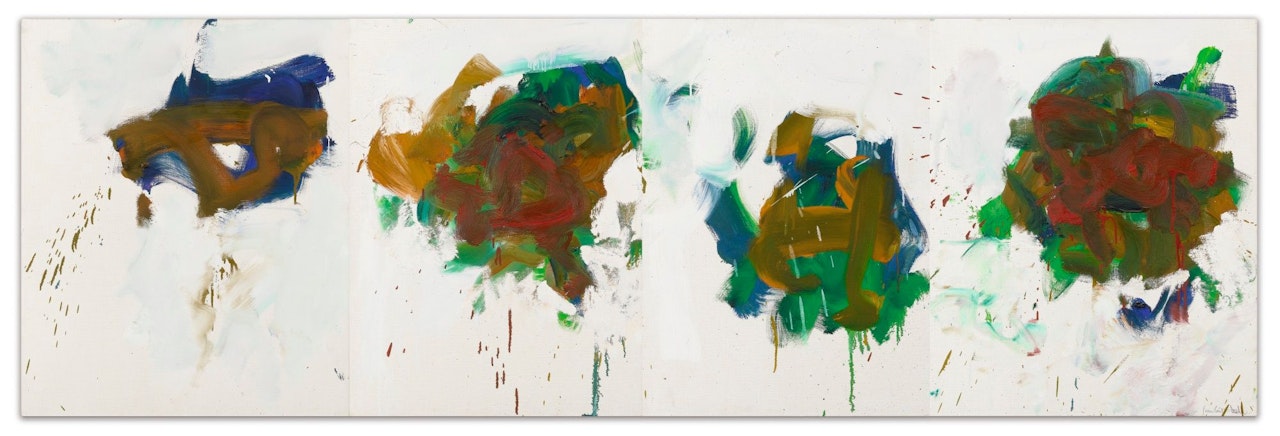 A TRIBORD  by Joan Mitchell