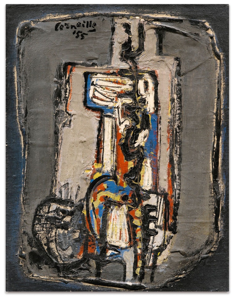 FIGURE AND CAT by Corneille