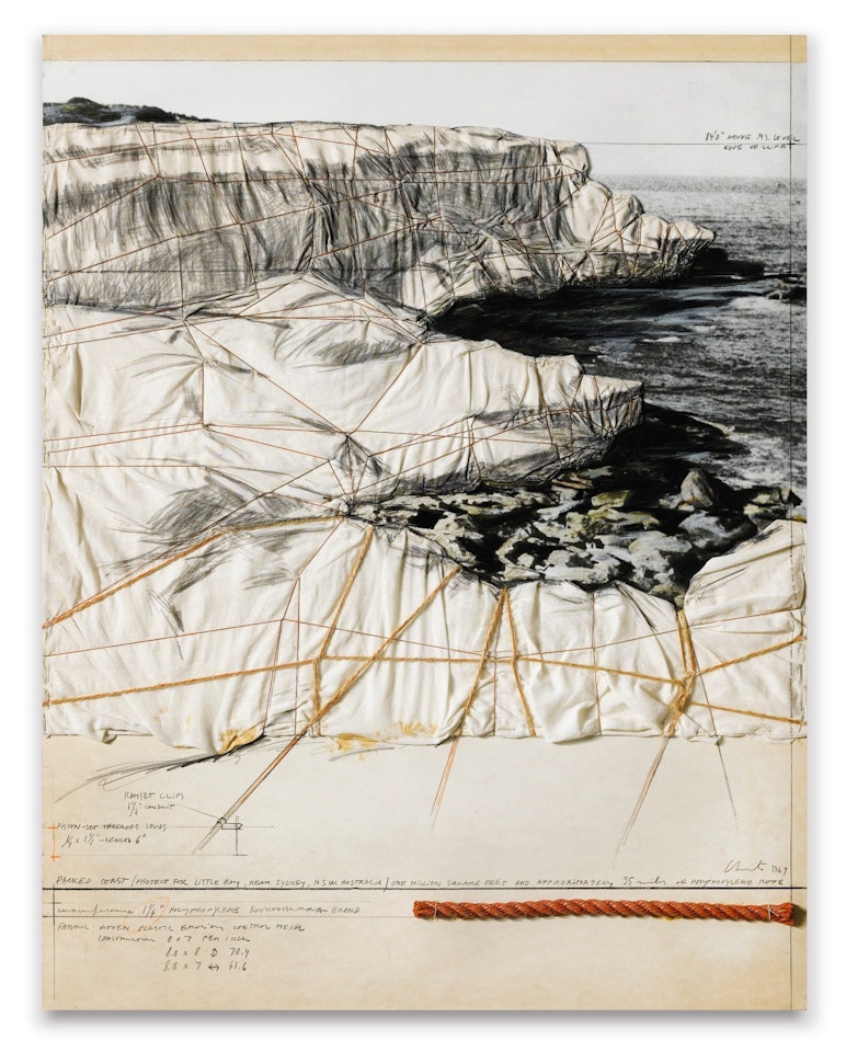 PACKED COAST (PROJECT FOR LITTLE BAY, NEAR SYDNEY, N.S.W. AUSTRALIA) by Christo