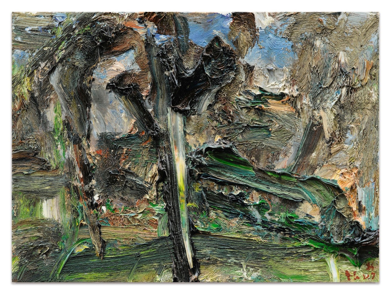 L'ARBRE EN LARGEUR by Eugène Leroy