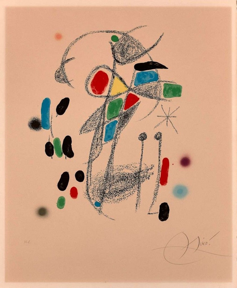 Maravillas con variaciones (Plate XVIII) by Joan Miró