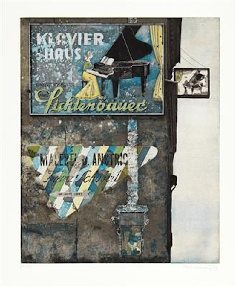 portfolio of works with 9 prints (of which 5 in colours) on different papers by Various Artists