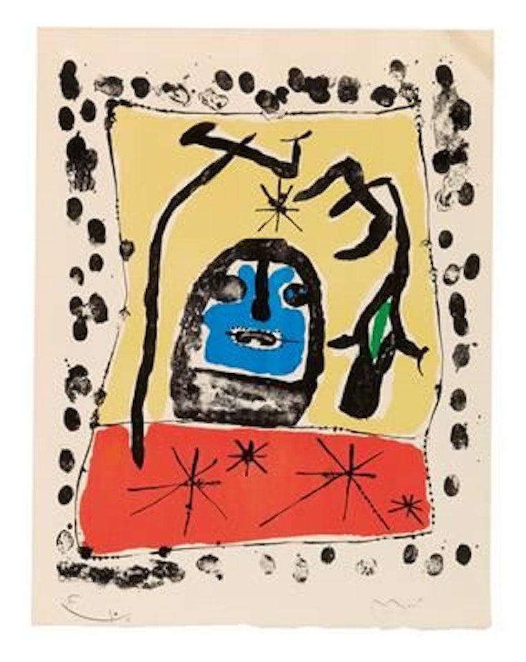 “Poster Galerie Matarasso”, 1957 by Joan Miró