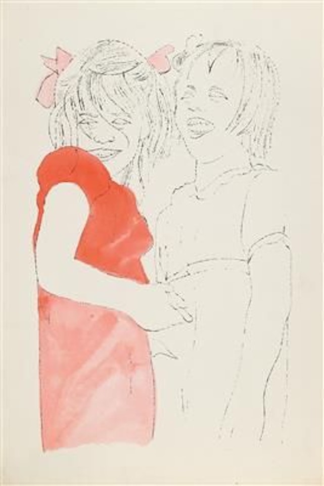 “Two children”, 1954(?) by Andy Warhol