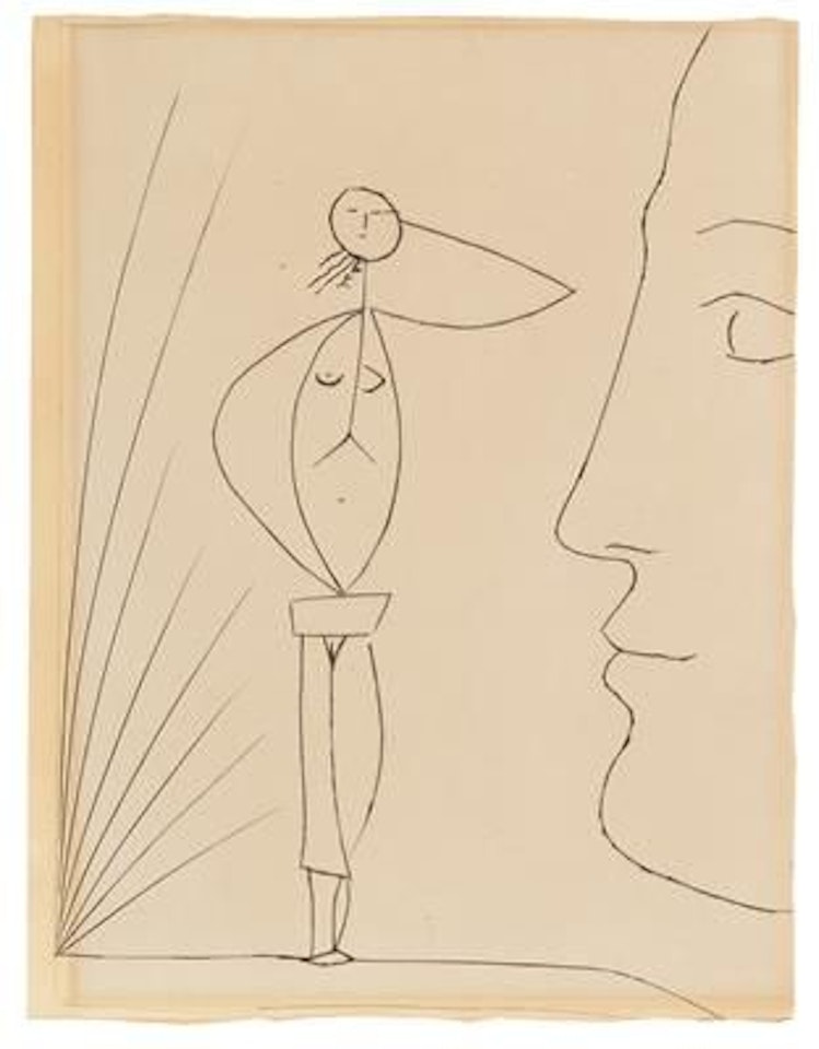 from: “Six Contes Fantastiques”, 1944/53 by Pablo Picasso