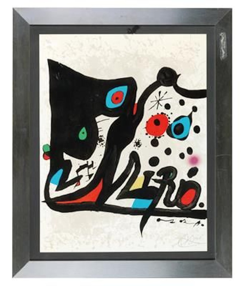 “Livres illustrés et lithographes”, 1973 by Joan Miró