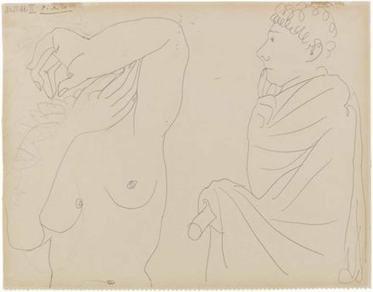 Homme et femme by Pablo Picasso