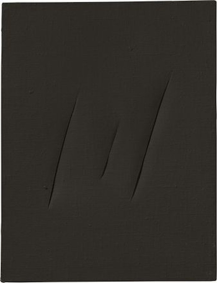 Concetto spaziale by Lucio Fontana