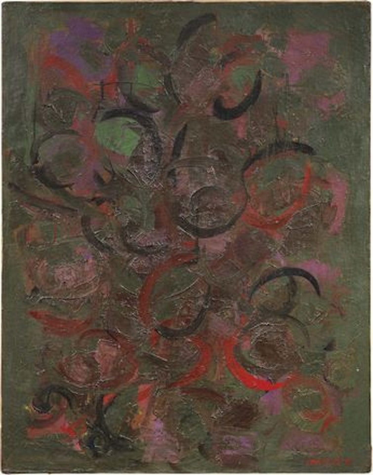Paesaggio (Vegetazione) by Ennio Morlotti