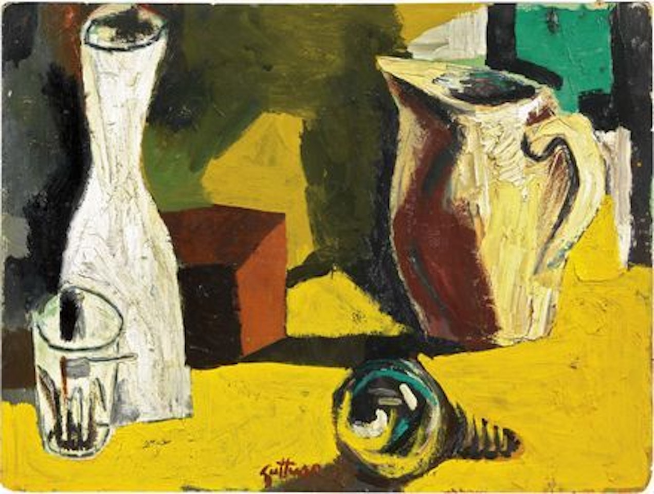 Natura morta con lampadina by Renato Guttuso