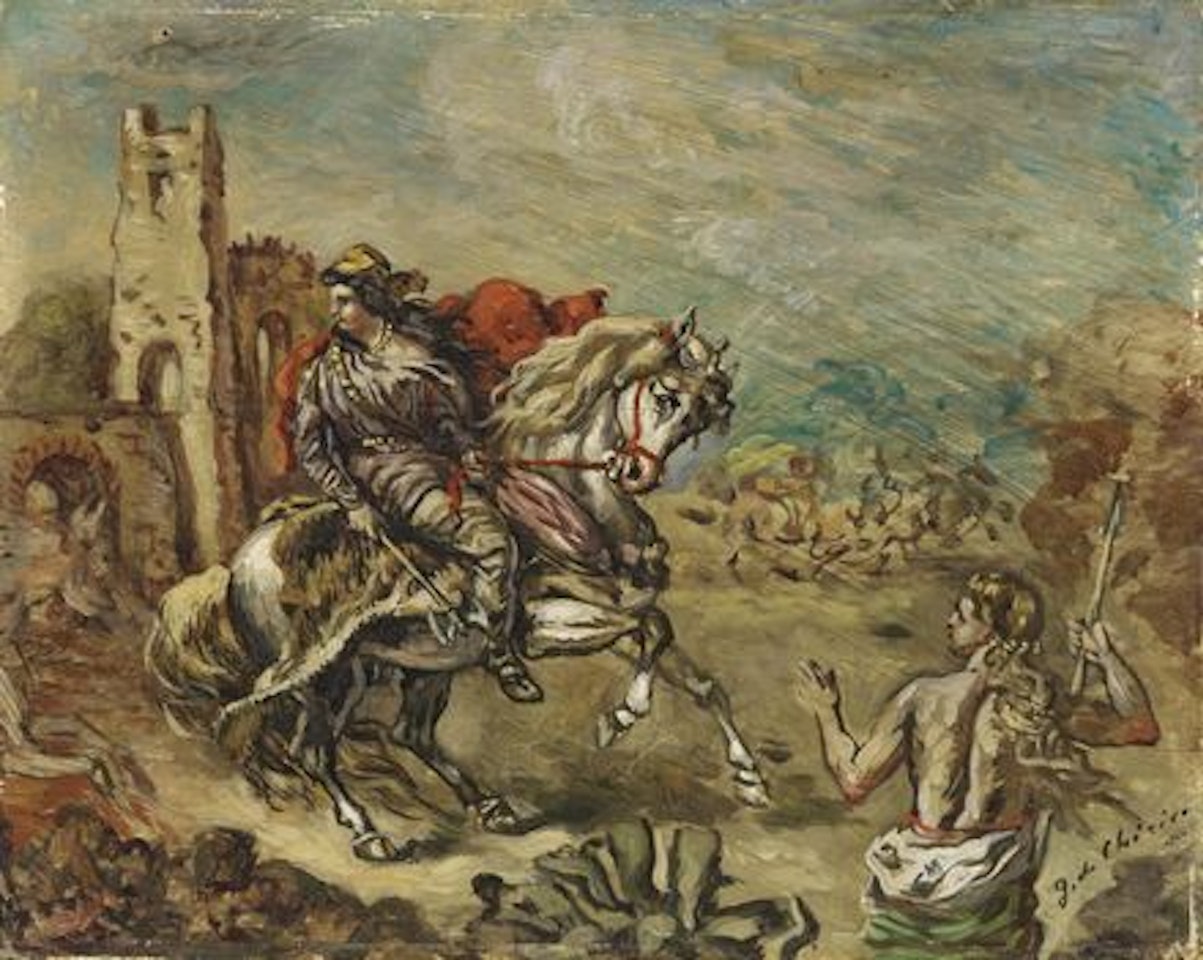 Pentesilea partente per la caccia by Giorgio de Chirico