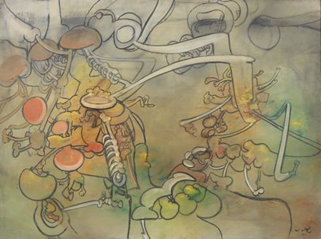 Composition (Topo Lame) by Roberto Matta