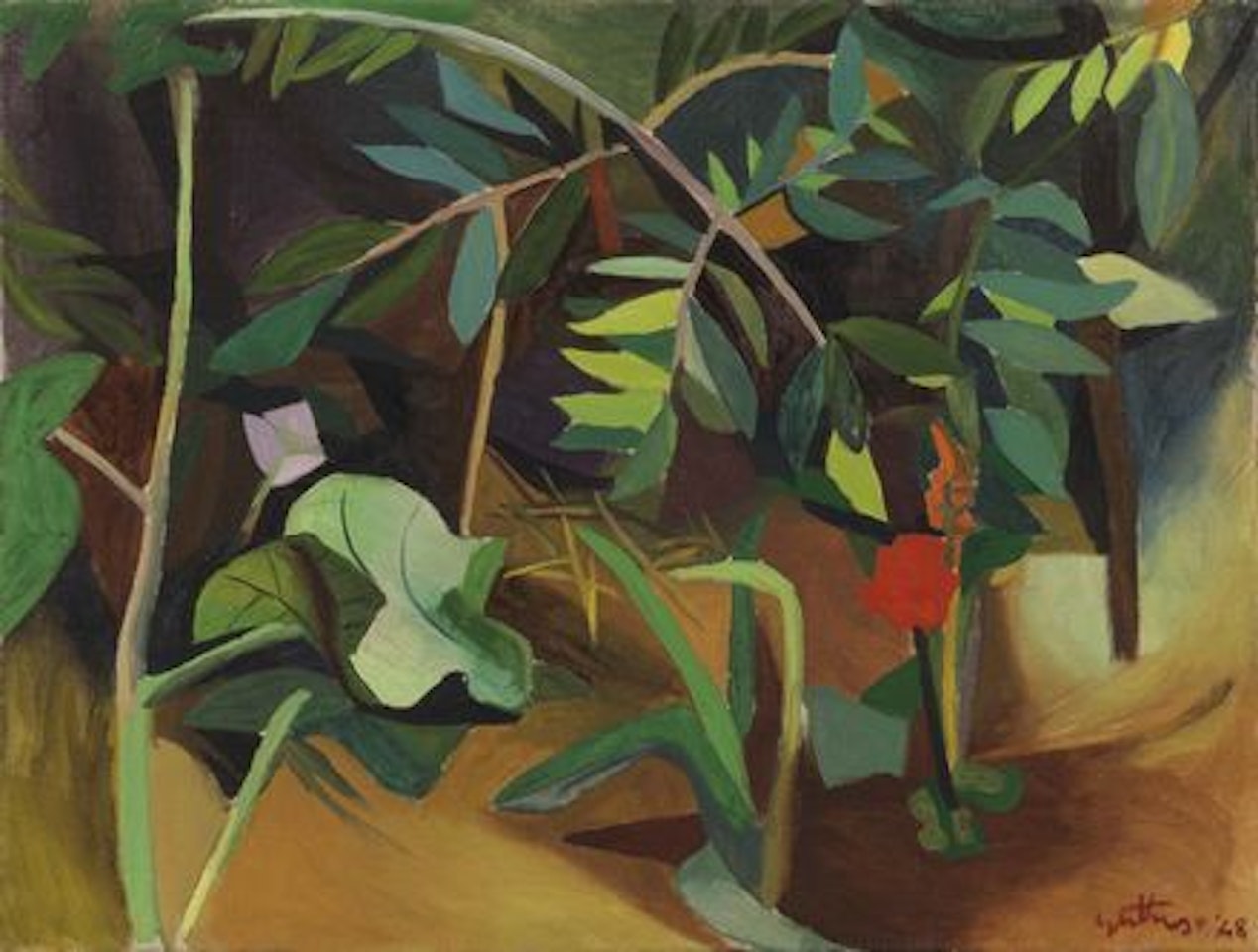 Nel giardino by Renato Guttuso