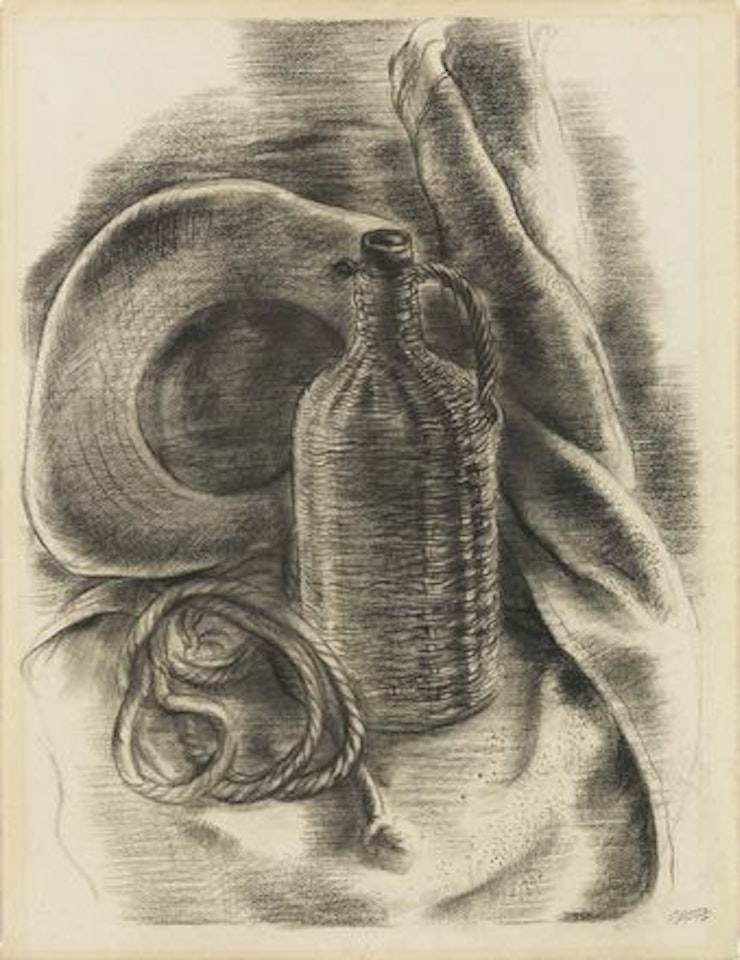 Still Life with Hat by George Grosz