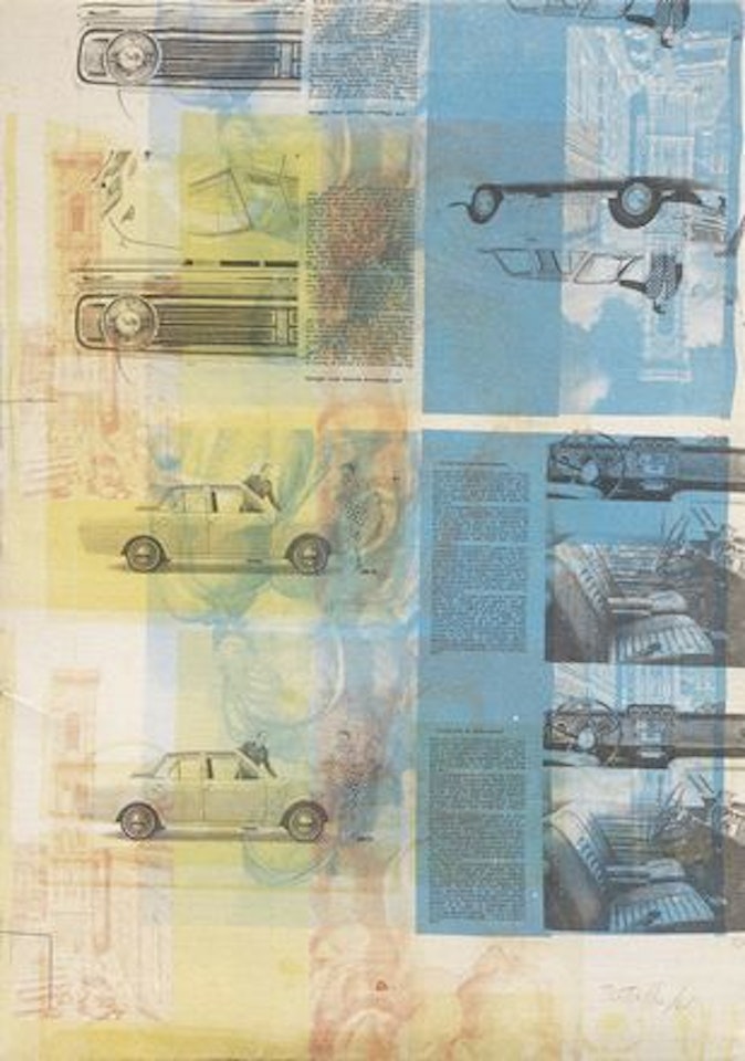 Senza titolo by Mimmo Rotella