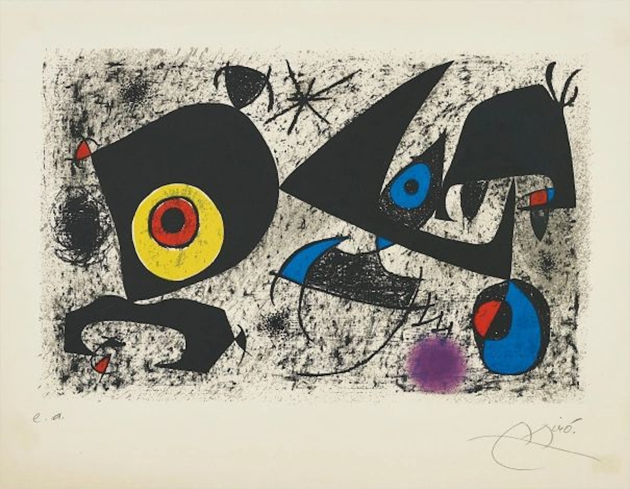 Hommage à Miró by Joan Miró