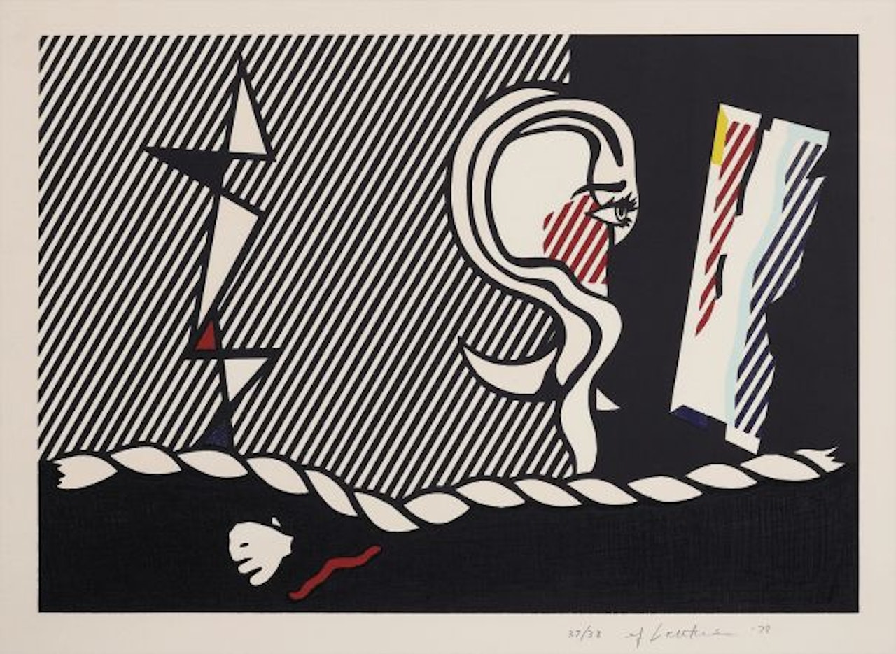 Figures with Rope, from Surrealist Series by Roy Lichtenstein