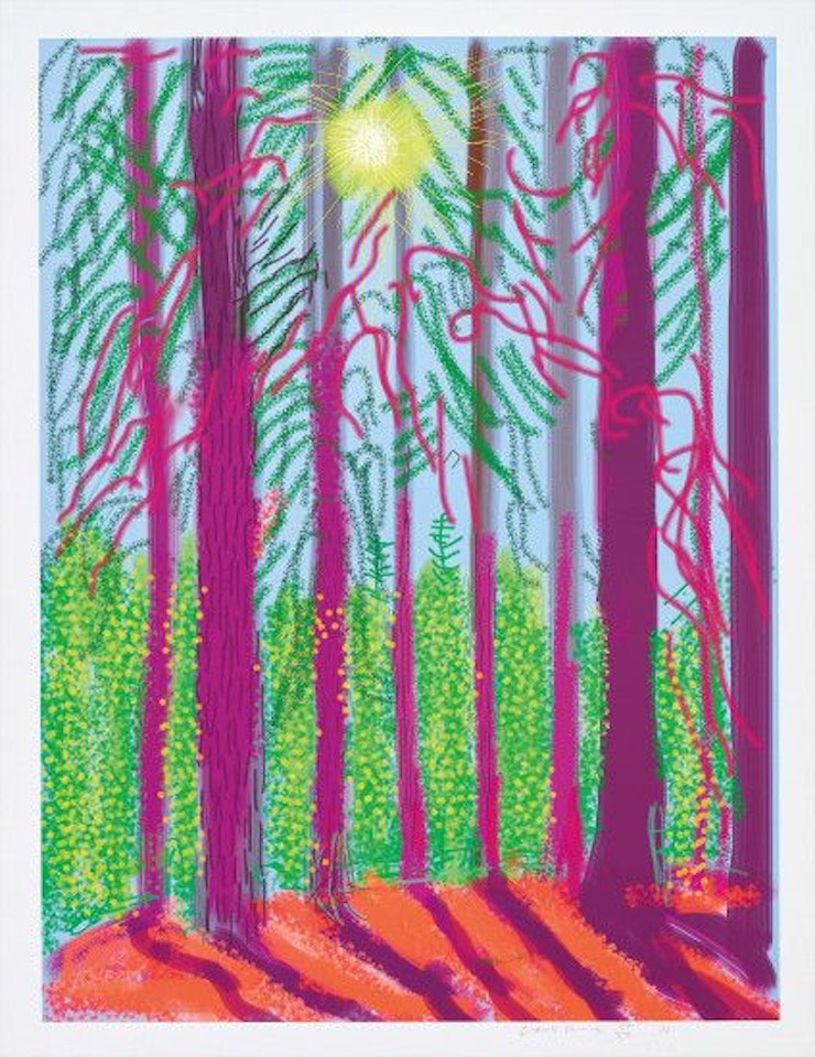 Untitled No. 4, from The Yosemite Suite by David Hockney