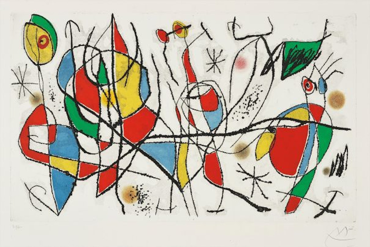 L'Invitée du Dimanche I (Sunday Guest I) by Joan Miró