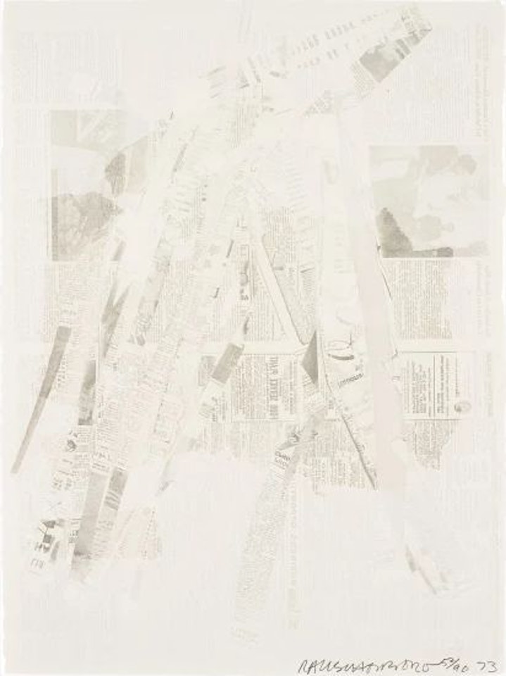 Untitled, from Hommage à Picasso by Robert Rauschenberg