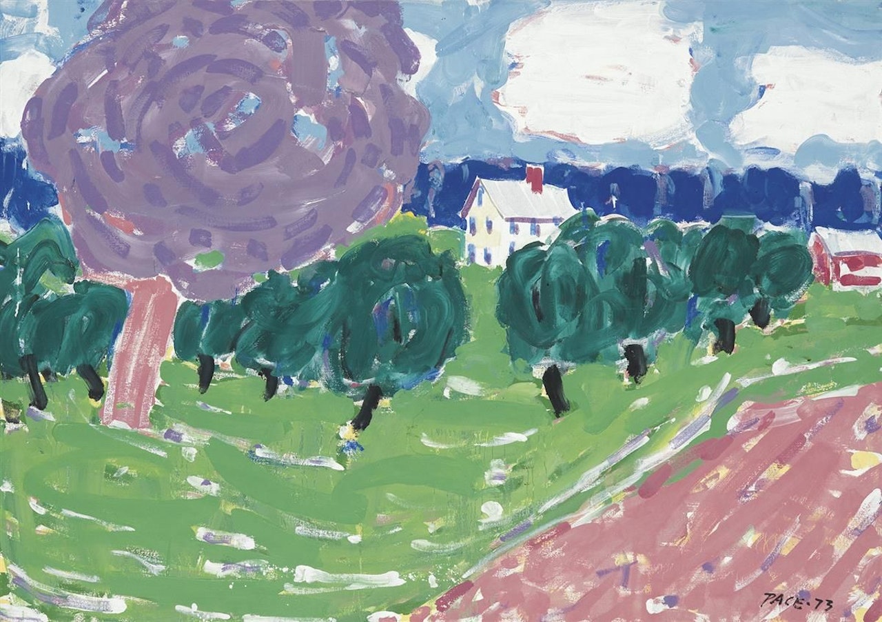 Apple Orchard And Farmhouse by Stephen Pace