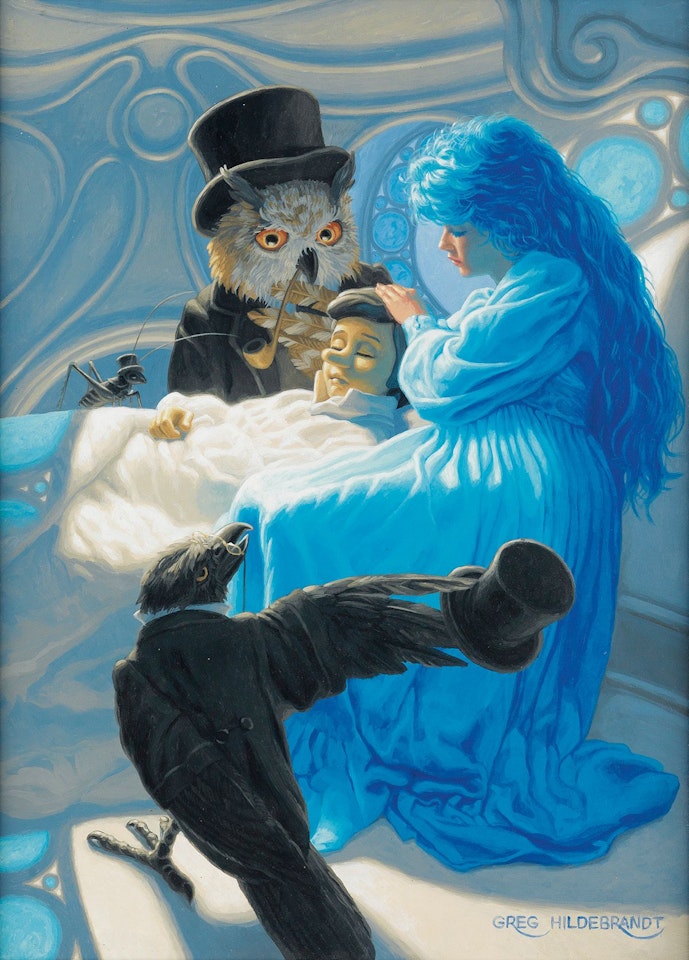 The Blue Fairy Calls the Doctors by Greg Hildebrandt