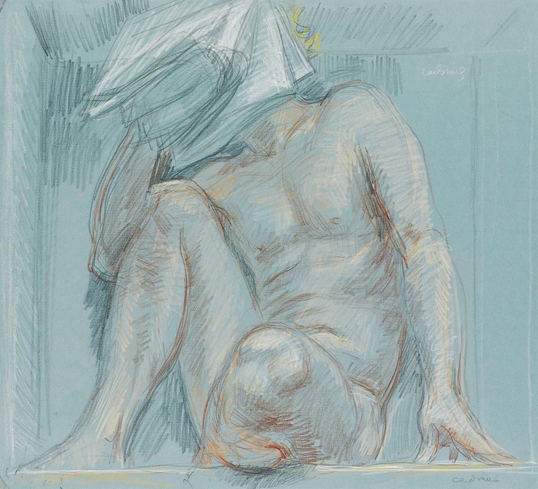 Seated Nude (literate Nude) by Paul Cadmus