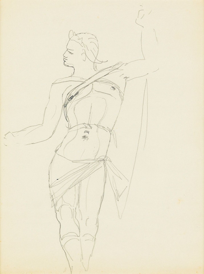 Sketch by Jean Cocteau