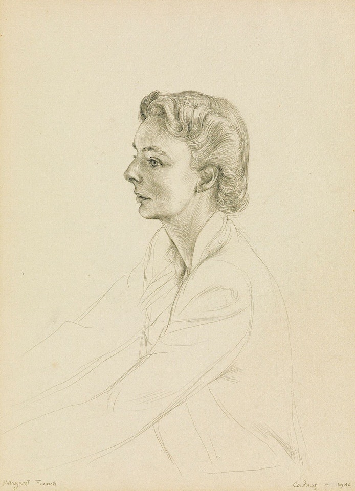 Portrait Of Margaret French by Paul Cadmus