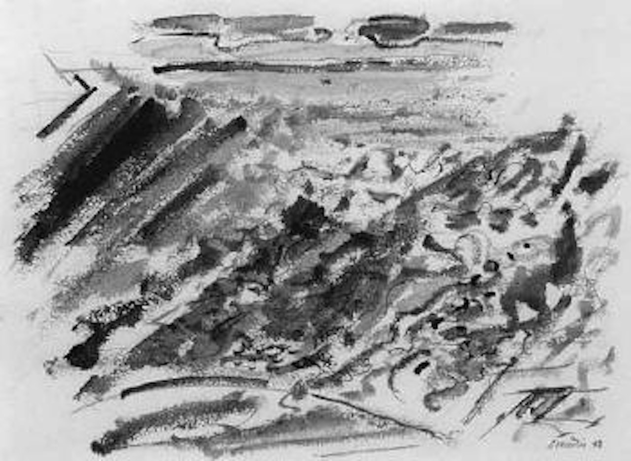 Movement, wave on beach by John Marin