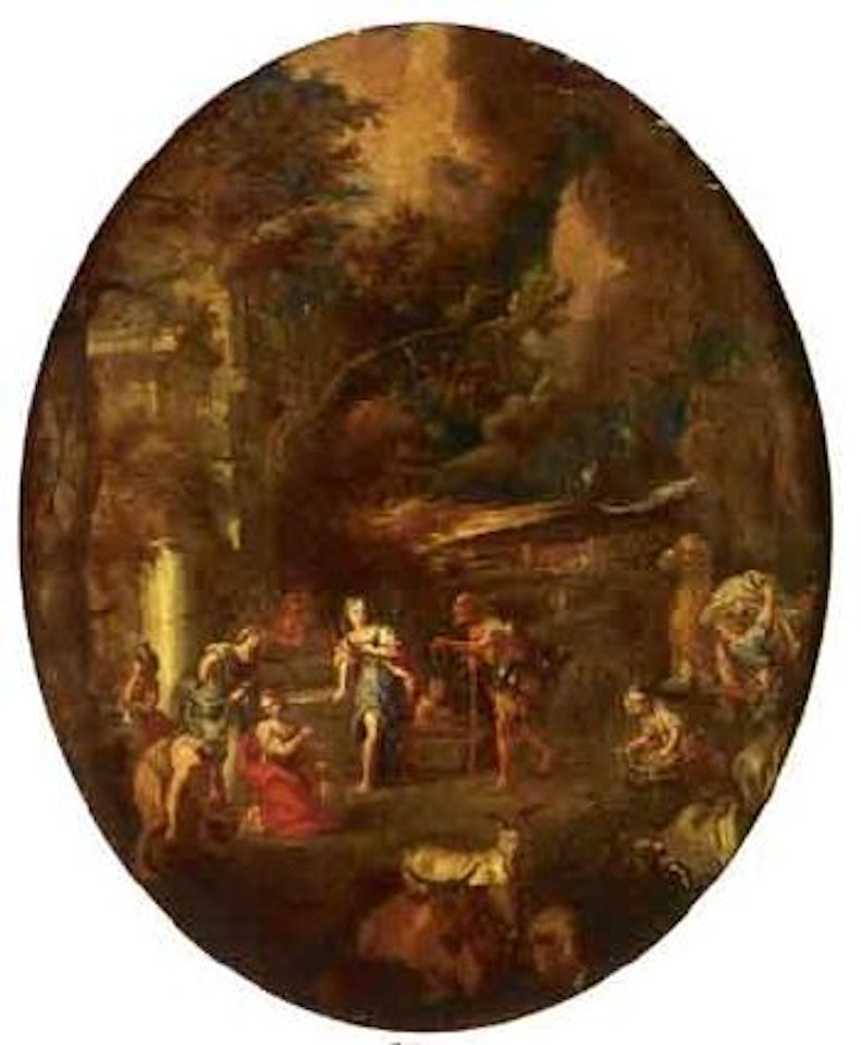 Eliezer et Rebecca by Venetian School