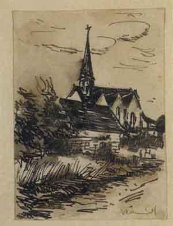 Eglise de Beauche by Maurice de Vlaminck